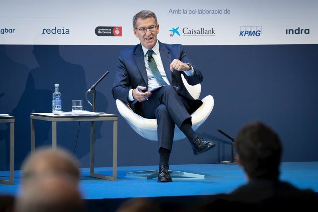 El líder del PP, Alberto Núñez Feijóo