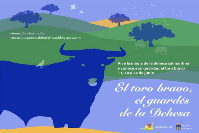 Imagen promocional de la iniciativa 'El toro bravo, el guardés de la dehesa'.