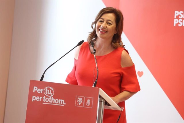 La secretaria general del PSIB-PSOE, Francina Armengol, ante el Consejo Político, máximo órgano de decisión entre congresos