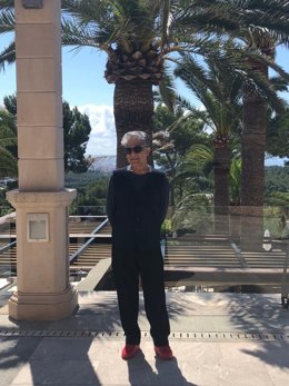 El escritor Deepak Chopra durante la presentación de su último libro 'Living in the Light: Yoga for Self-Realization' en Palma