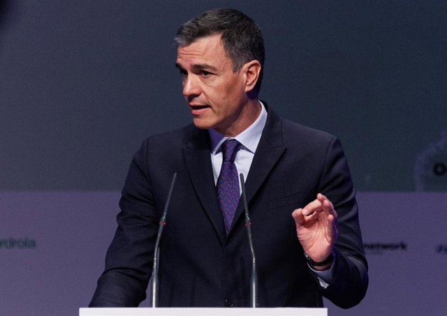 El president del Govern central, Pedro Sánchez, a Madrid