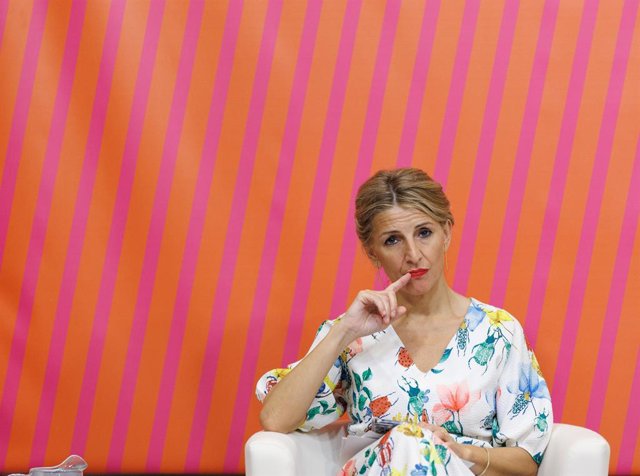 La vicepresidenta segona i ministra de Treball, Yolanda Díaz, a Madrid