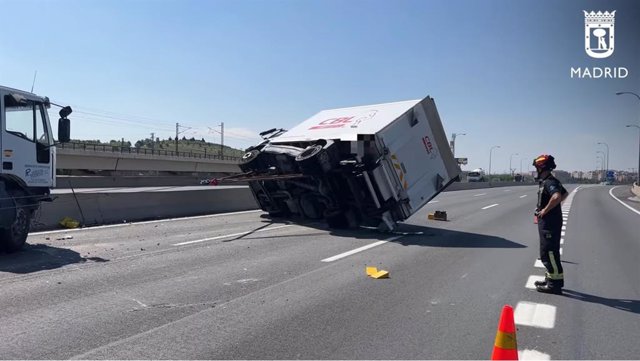 Accidente en el km 6 de la A4.