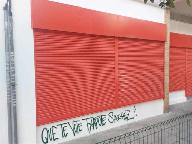 El PSOE de Maracena condena pintadas grafiteras en su sede por culpa "del odio que el PP proyecta"