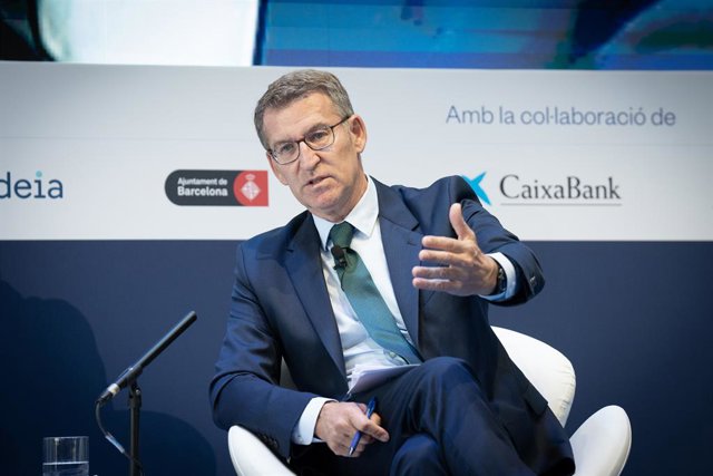 El líder del PP, Alberto Núñez Feijóo