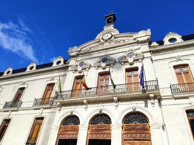 Fachada de la Diputación de Jaén.