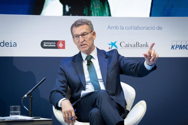 El líder del PP, Alberto Núñez Feijóo