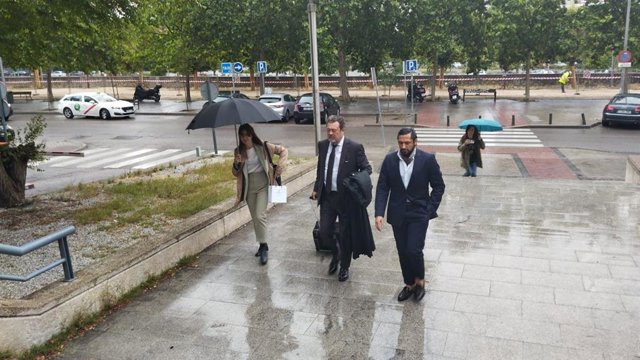 Rafael Amargo a su llegada a la Audiendia Provincial de Madrid