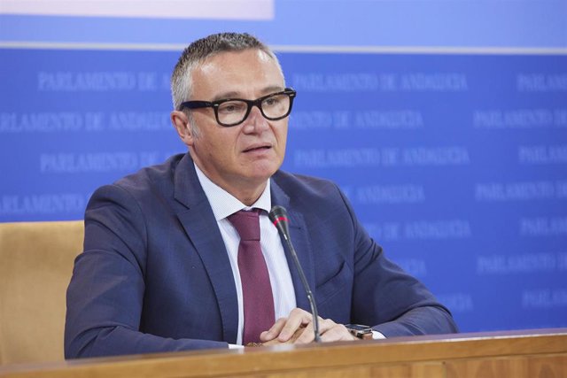 Archivo - El portavoz del Grupo Parlamentario Vox, Manuel Gavira, en una fotografía de archivo