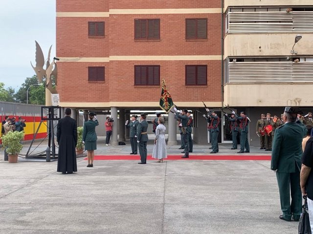 La Guardia Civil en el acto institucional de celebración del 179 aniversario