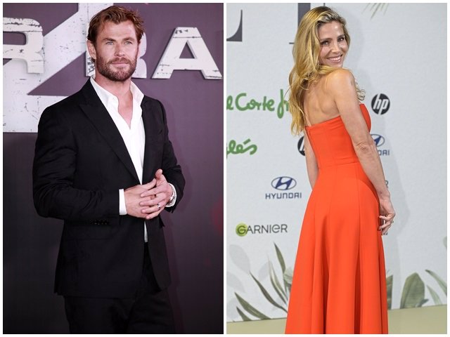 Chris Hemsworth ha presentado su nueva película en Madrid mientras Elsa Pataky recibía un premio a pocos kilómetros de su marido