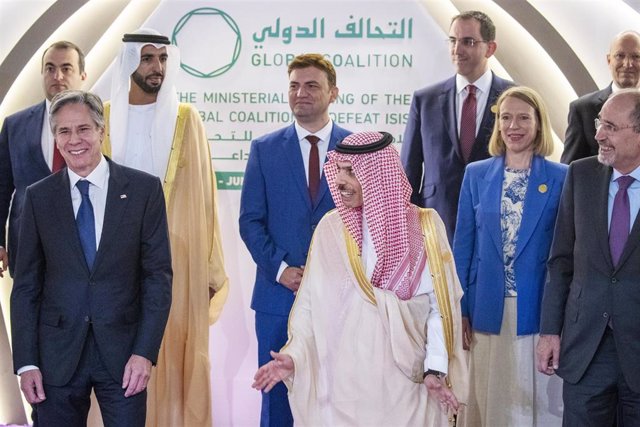 Reunión de la coalición internacional contra Estado Islámico en Riad, Arabia Saudí