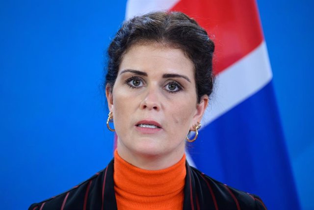 Archivo - La ministra de Asuntos Exteriores de Islandia, Thórdís Kolbrún Reykfjörd Gylfadóttir.