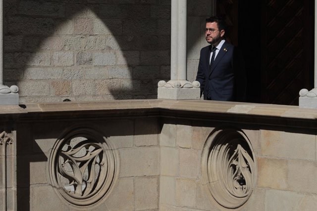 El president de la Generalitat, Pere Aragonès