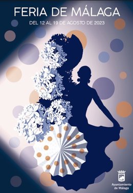 'Asómbrate En La Feria' Diseñado Por El Malagueño Juan Carlos Moriel Coronado Será El Cartel De La Feria De Málaga 2023