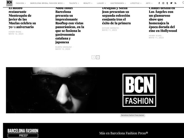 BCN Fashion Press celebra su 15 aniversario con el lanzamiento de una nueva página web