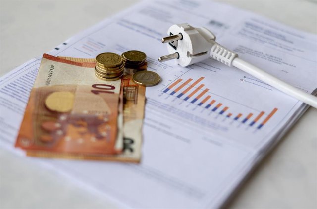 Evolución del precio de la luz.