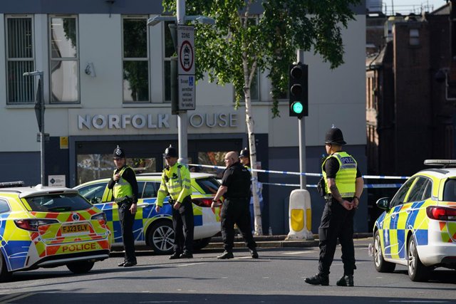 Desplegament de les forces de seguretat a Nottingham