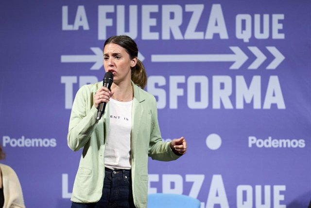 La ministra d'Igualtat, Irene Montero