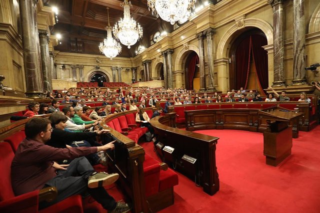 Pla general del ple del Parlament 