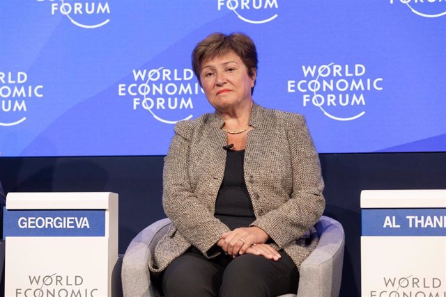 Archivo - La directora del Fondo Monetario Internacional (FMI), Kristalina Georgieva.