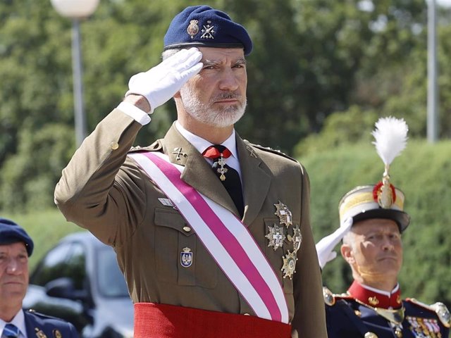 Felipe VI ha presidido la jura o promesa ante la Bandera de personal civil