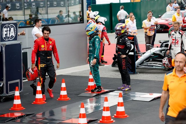 Fernando Alonso, Carlos Sainz, Circuit de Barcelona-Catalunya, in Montmelo, Spain - Photo DPPI