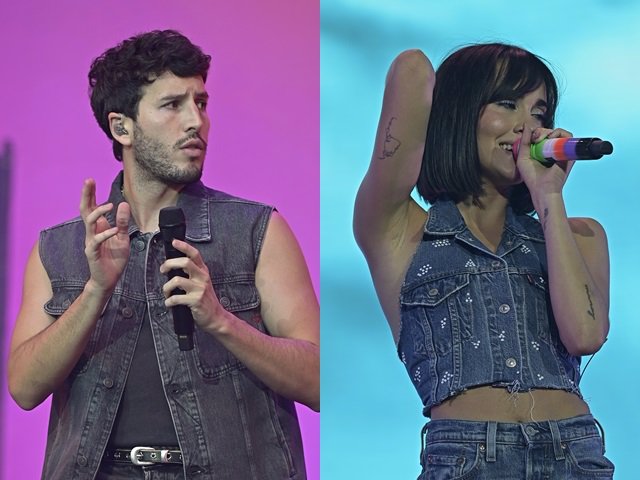 SEBASTIÁN YATRA Y AITANA OCAÑA EN EL CONCIERTO OMG! LA LIGA