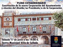 María de la Sierra Serrano, de Vive Collado, nueva alcaldesa de Collado Mediano