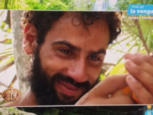 Asraf Beno durante la emisión de 'Supervivientes'.