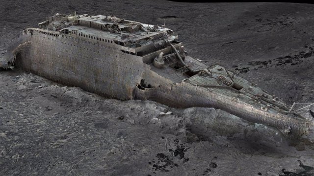 Archivo - Recreació 3D de les restes del Titanic