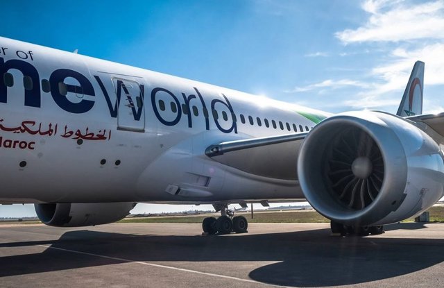Detalle de una aeronave de la compañía marroquí.