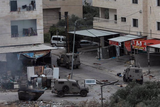 Despliegue de seguridad en Yenín, Cisjordania