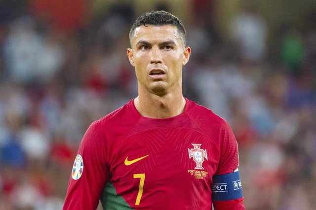 Cristiano Ronaldo en un partido con Portugal