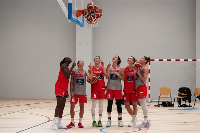 La selección española femenina, feliz en vísperas del Eurobasket.