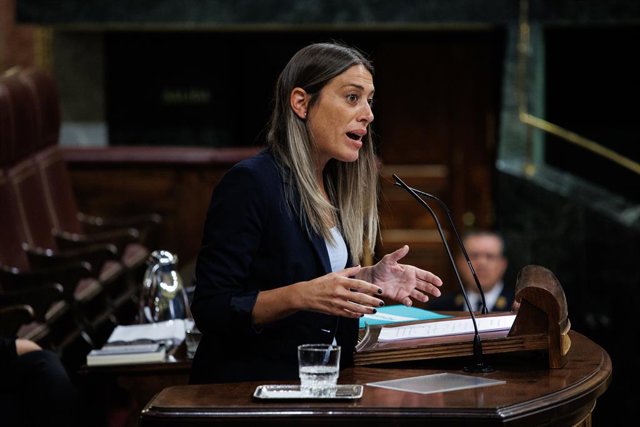 Archivo - La cap de llista de Junts a les eleccions generals, Míriam Nogueras