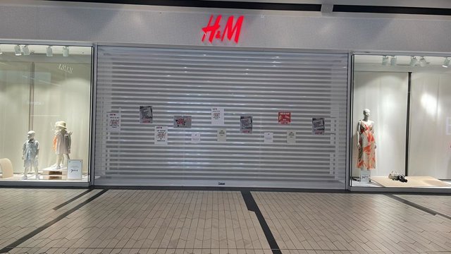 Botiga tancada d'H&M
