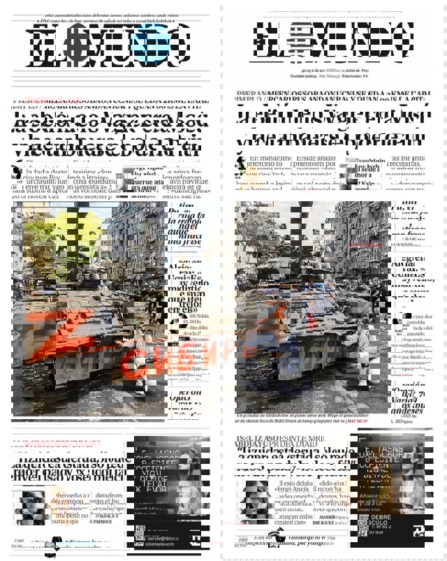 Portada de El Mundo del 25/06/2023.