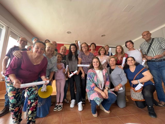 Participantes en la actividad 'Por un millón de pasos'.