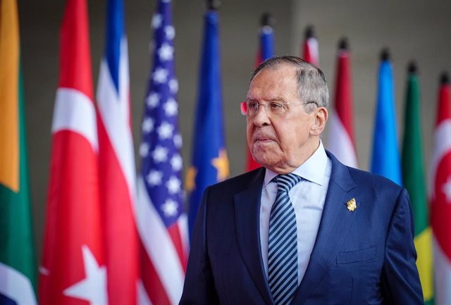 Archivo - El ministro de Exteriores ruso, Sergei Lavrov