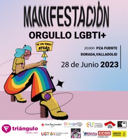 Fundación Triángulo convoca este miércoles una manifestación en Valladolid con motivo del Orgullo LGTBI+.
