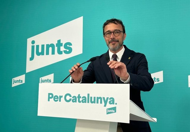 El portavoz de Junts, Josep Rius