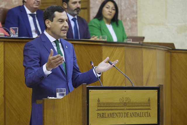 Archivo - El presidente  de la Junta de Andalucía, Juanma Moreno