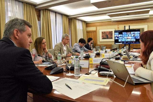 Reunión de la Comisión de Recursos Humanos del Sistema Nacional de Salud (SNS) que preside el ministro de Sanidad, José Miñones. En Madrid (España), a 29 de junio de 2023.