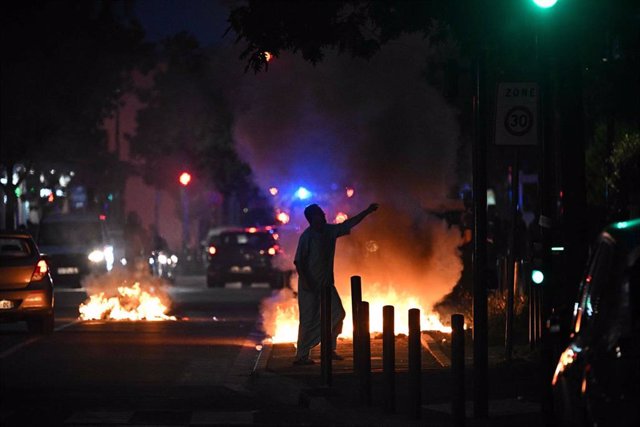 Disturbios en Toulouse, Francia
