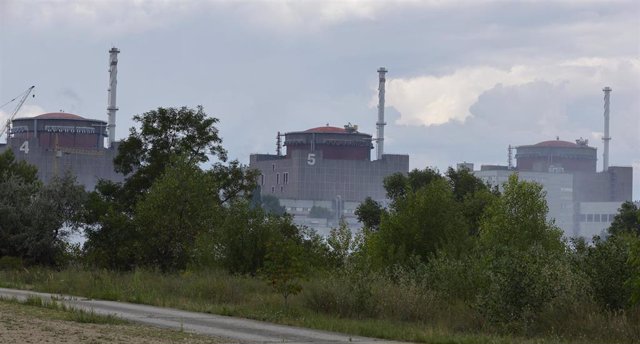 Archivo - Central nuclear de Zaporiyia, en Ucrania