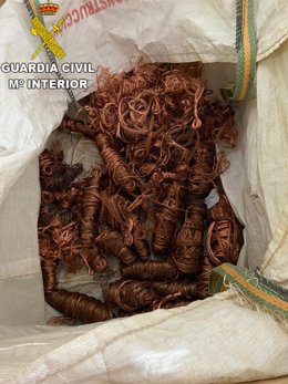 Siete detenidos por el robo de 3.000 kilos de cobre en tres plantas fotovoltáicas de la provincia de Cádiz