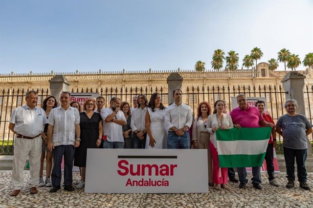 Presentación de candidatos de Sumar Andalucía para las elecciones generales del 23 de julio en Sevilla.