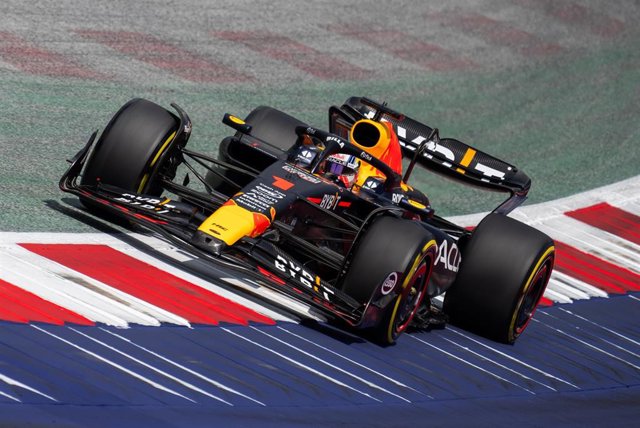 El piloto neerlandés Max Verstappen en el GP de Austrai 2023. 