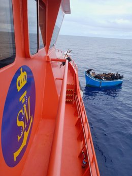 Rescate de Salvamento Marítimo en imagen de archivo